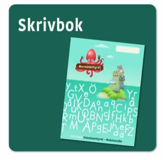 Havsäventyret, Tryckt skrivbok, åk 1 (välj antal)