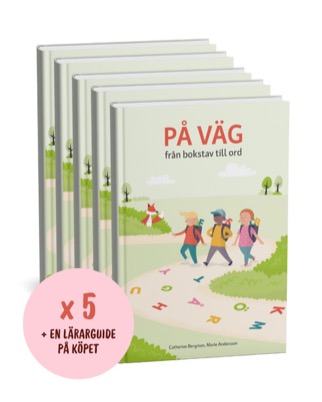 På väg - från bokstav till ord 5-pack med lärarguide