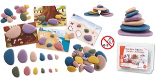 Räknestenar - 72 st med aktivitetskort