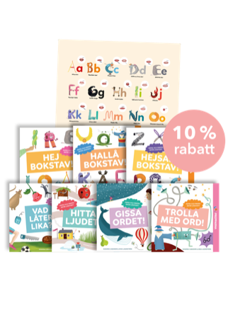 Bokpaket Kom igång med läsinlärning (från 4 år)