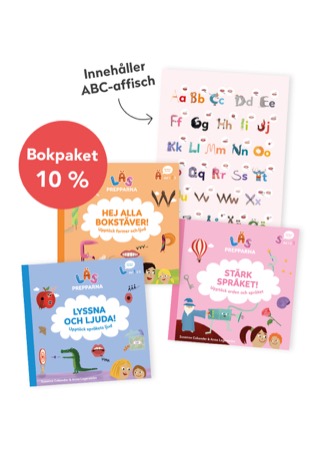 Bokpaket Kom igång med läsinlärning (från 4 år)