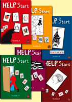 HELP Start Textböcker A-F 6 olika
