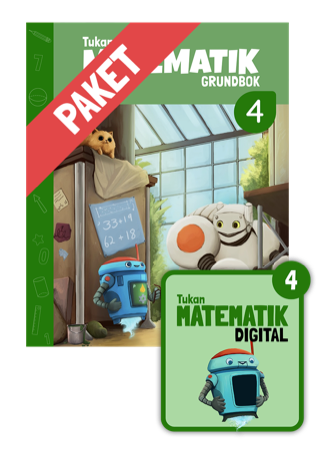 Klasspaket Tukan Matematik 4 + Digitalt paket