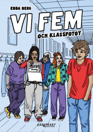 Vi fem och klassfotot