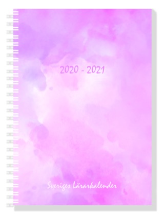 Sveriges Lärarkalender 2020-2021 - Akvareller - Lila ...