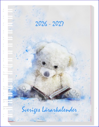 Sveriges Lärarkalender 2026-2027 - Min kompis - Teddy