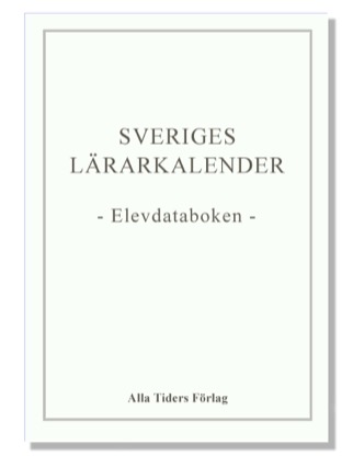 Sveriges Lärarkalender Elevdataboken