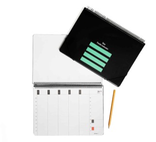 Kalender 2026/2027 (dansk) Stor Fundo-kalender liggende A4