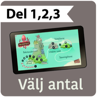 Havsäventyret, Licens Spel, digitalt del 1, 2, 3 (välj antal) 
