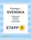 Etapp 1 - Blandade övningar i svenska