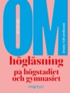 Om högläsning på högstadiet och gymnasiet